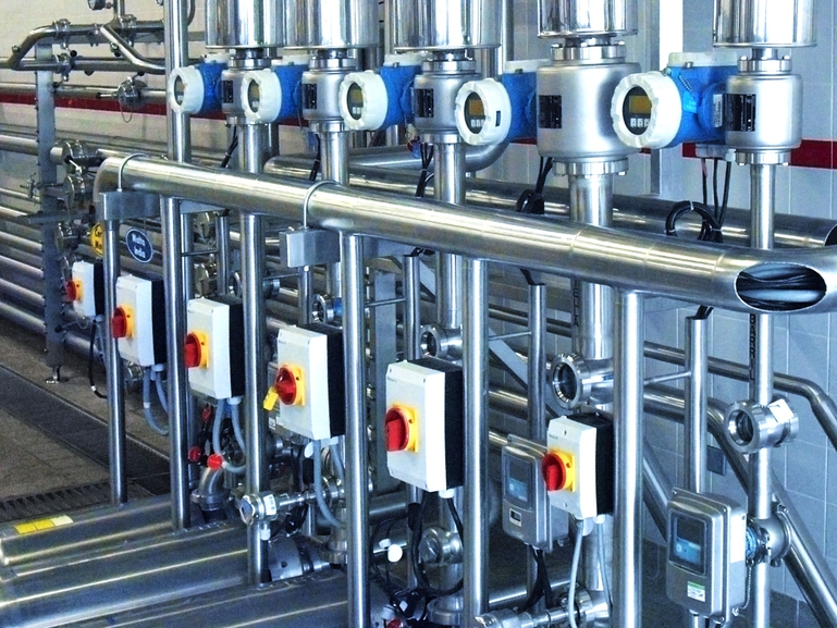 Clean-in-place return line CIP return line with Promag H