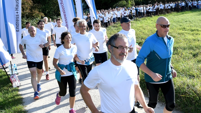 Endress+Hauser Water Challenge -tapahtuman lähtö Reinachissa