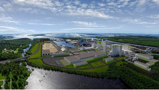 Illustrative picture of the Metsä Group Kemi bioproduct mill