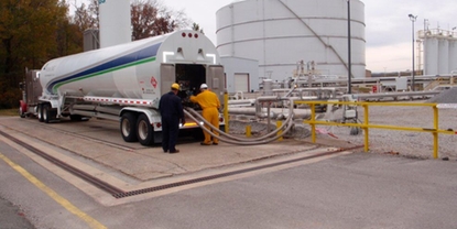 LNG-autojen lastaus Endress+Hauserin ratkaisulla