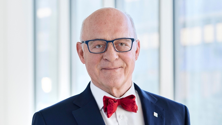 Klaus Endress, Endress+Hauser Groupin hallintoneuvoston puheenjohtaja.