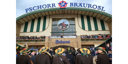 Pschorr Bräurosl festival tent at Oktoberfest Munich