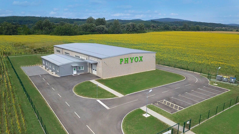 Phyox d.d.:n pääkonttori Novskasissa Kroatiassa
